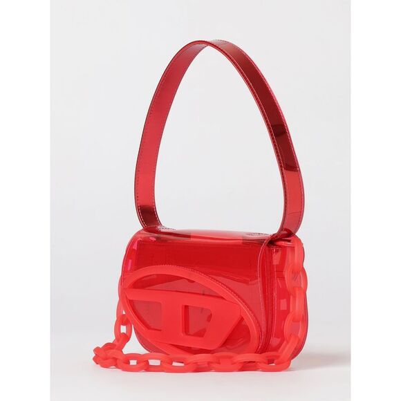 Diesel Shoulder Bag Woman Red - Picture 4 of 4
